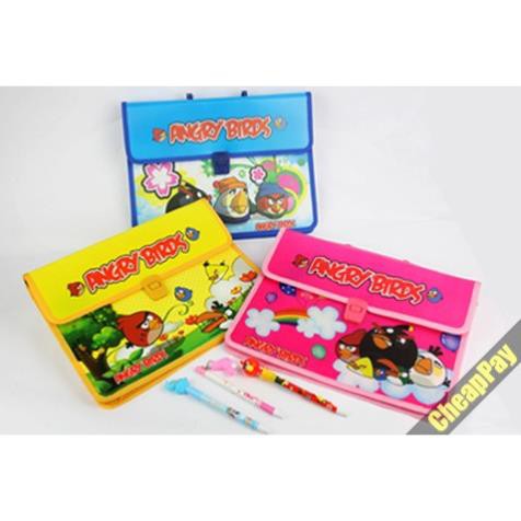 Set Cặp sách và 03 bút bi hình ngộ nghĩnh cho bé