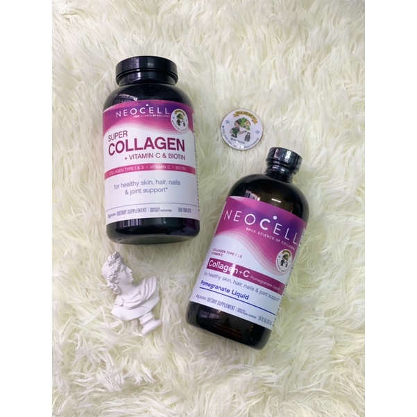 Viên Uống Super Collagen Neocell +C 6000 Mg type 1 - 3 Neocell 360