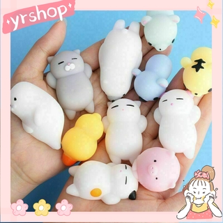 Bộ 10 Đồ Chơi Bóp Giảm Stress Hình Động Vật Dễ Thương
