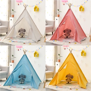 (Tặng dây cờ treo lều) Lều Vải Trang Trí Làm Phụ Kiện Chụp Hình, Lều Vải Cho Bé Trong Nhà