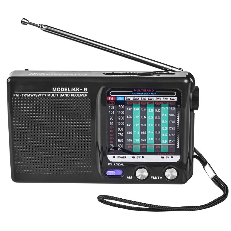 Radio AM / FM / SW Di Động Kèm Loa Và Jack Cắm Tai Nghe Sử Dụng Trong Nhà / Ngoài Trời
