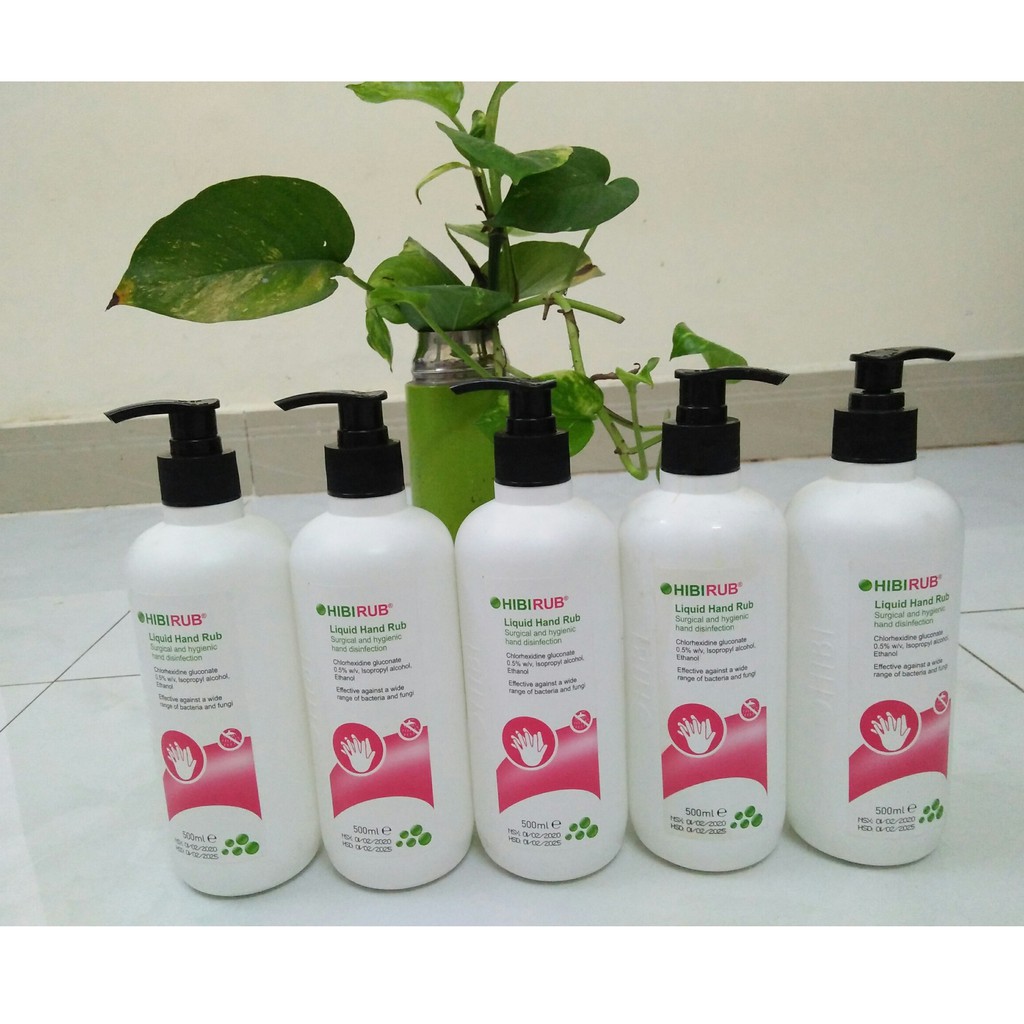Nước rửa tay khô sát khuẩn Hibirub 500ml | BigBuy360 - bigbuy360.vn