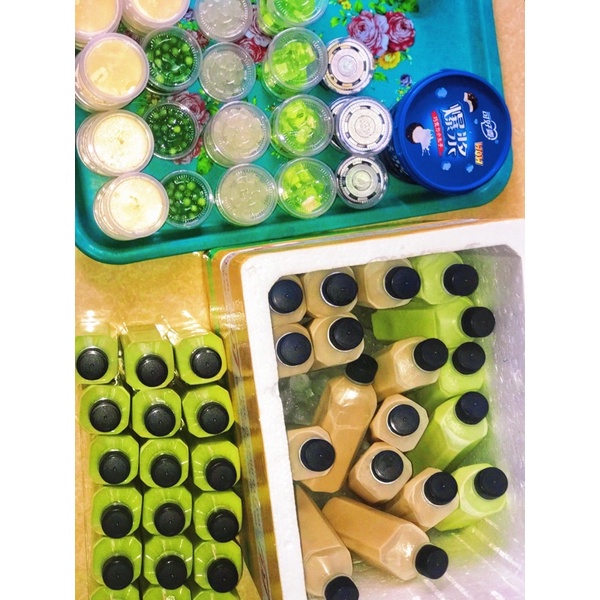 TRÀ SỮA NHÀ LÀM ĐỦ VỊ KÈM TOPPING TẶNG KÈM TRÂN CHÂU