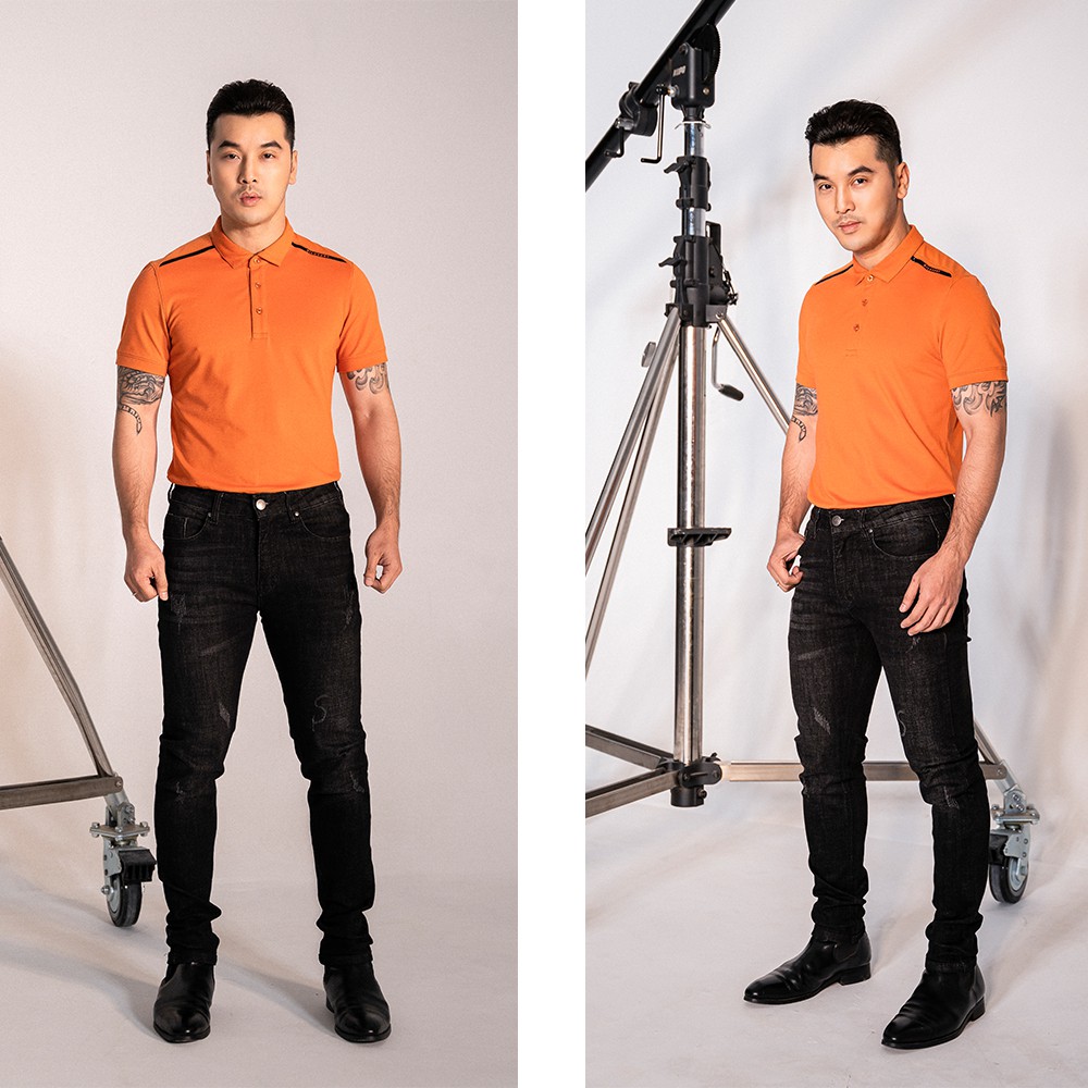 Áo polo nam Biluxury thun có cổ cotton kiểu dáng thể thao trẻ trung lịch lãm 5APCT006CAM | BigBuy360 - bigbuy360.vn