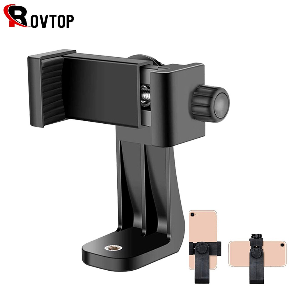 Kẹp Giữ Điện Thoại Xoay 360 Độ Cho Chân Tripod Iphone X 7 Plus Samsung