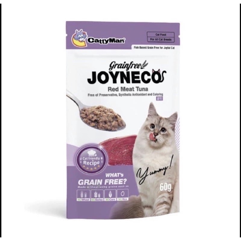 [Mã PET50 giảm 10% - tối đa 50K đơn 250K] Pate Joyneco Cattyman cho mèo túi 60g - [Quận 2] - Thức ăn dinh dưỡng cho mèo