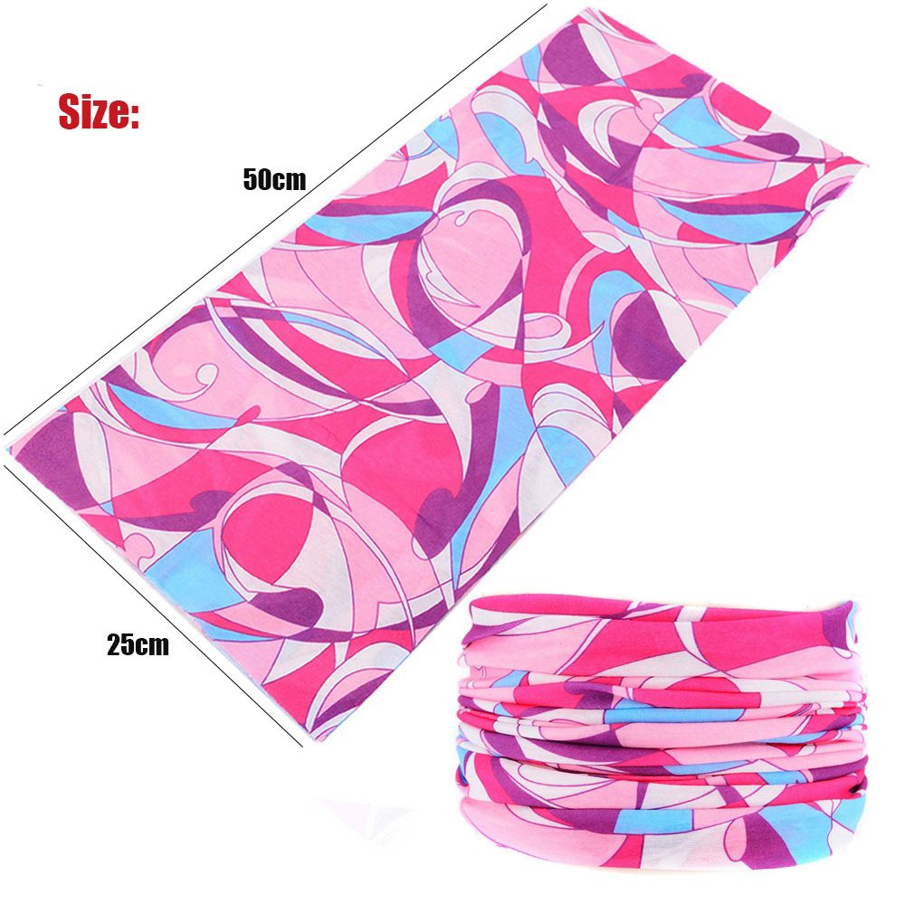 1 khẩu trang che nắng chống gió đa năng in họa tiết hình học bảo vệ mặt và cổ cho nam và nữ