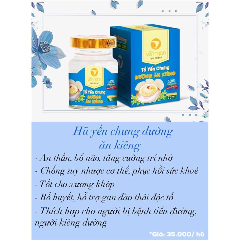 Yến Ngon chưng đường kiêng | Thế Giới Skin Care