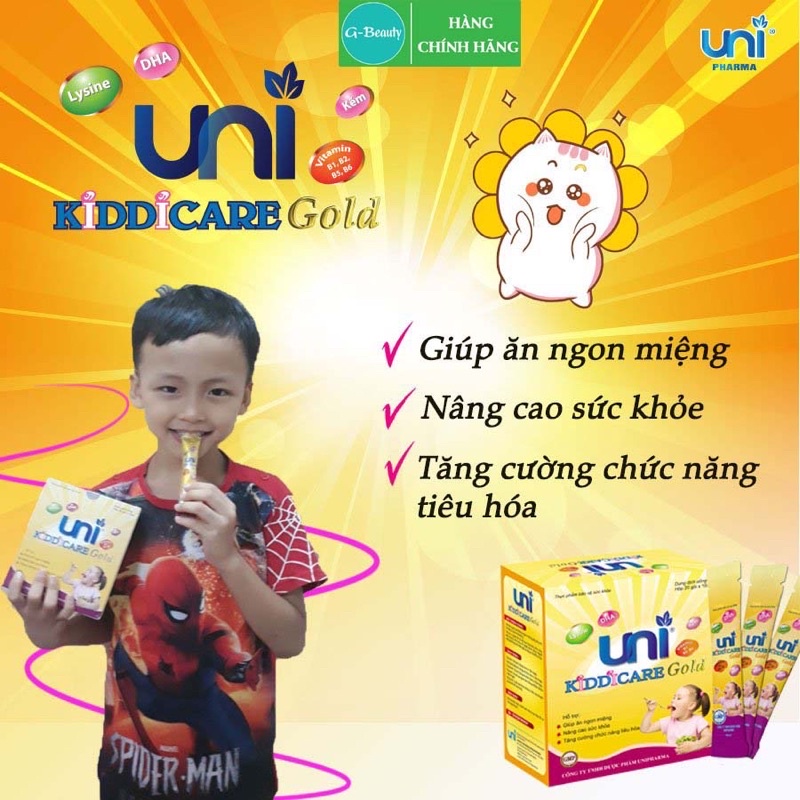 Uni kiddicare gold siro ăn ngon