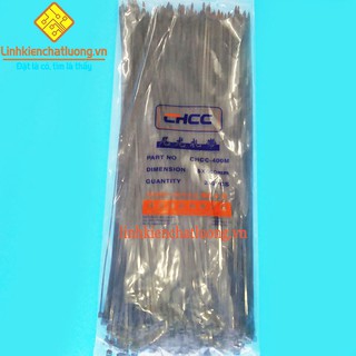 Dây thít nhựa 40cm 5x400 màu đen loại thường (túi 250c)