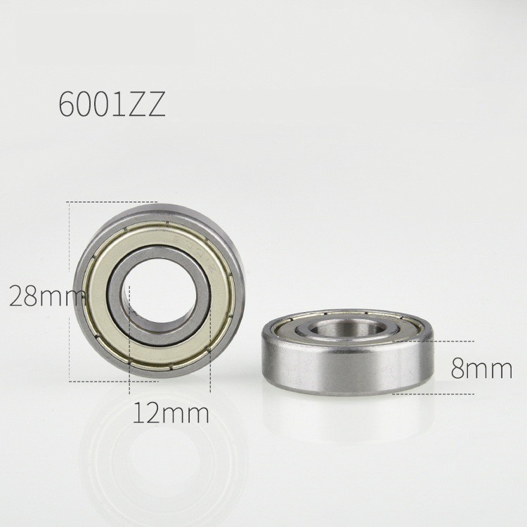 Vòng bi trục 10, 12, 15, 17, 20, 25mm: 600x, 620x, 630x, 680x, 690x, ... dùng cho xe máy, thiết bị CNC, motor bạc đạn