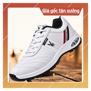 Giầy Thể Thao Nam Trắng Siêu Nhẹ Êm Chân Mẫu Hot Nhất 2019