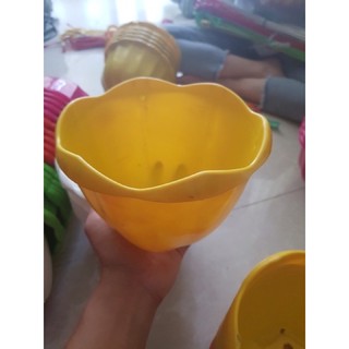 Chậu nhựa treo khía