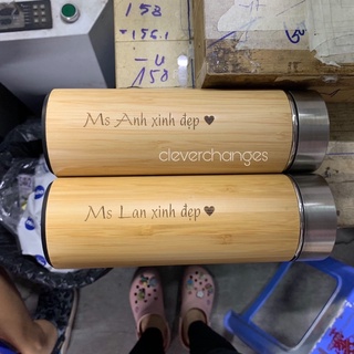 Bình giữ nhiệt thân tre 350ml & 450ml