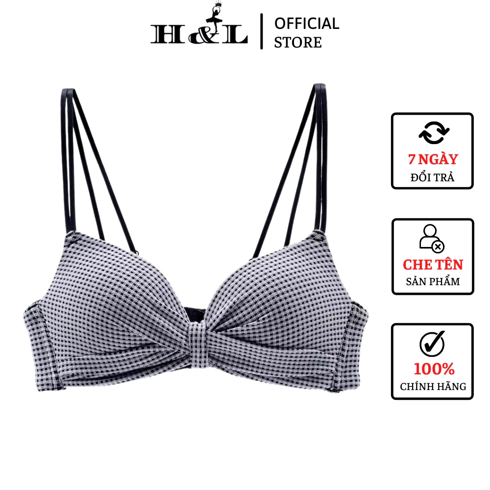 Áo ngực nữ không gọng hình caro dây mảnh quyến rũ lên form cực xinh mặc thoải mái HLBOUTIQUE 113
