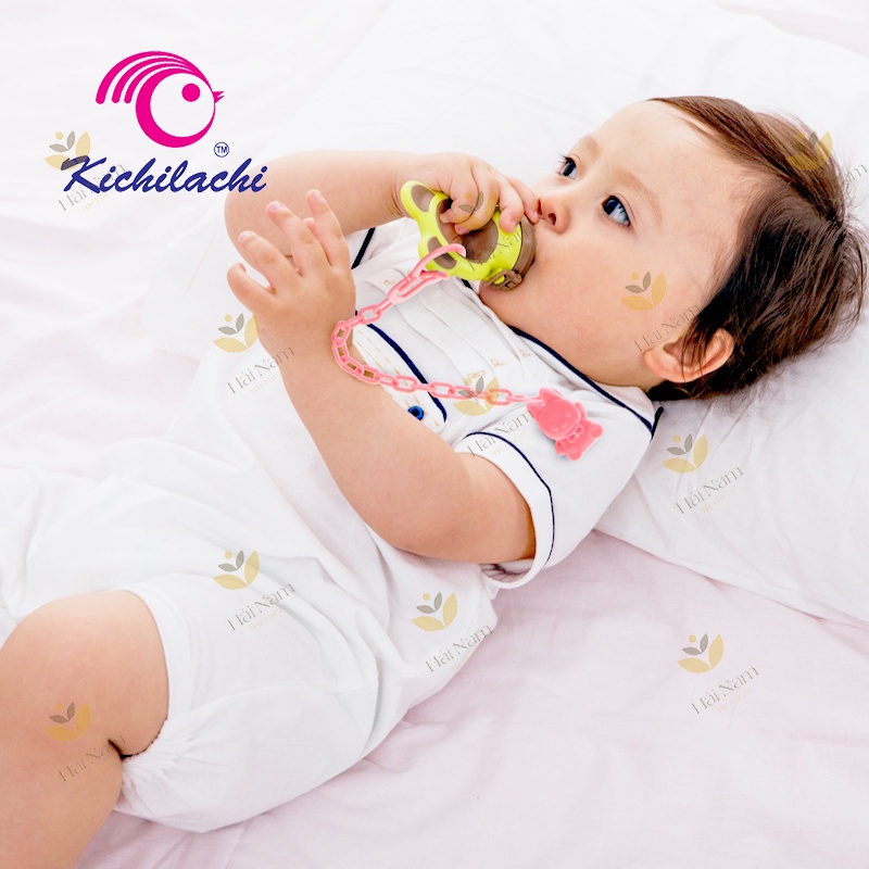Túi nhai ăn dặm chống hóc KICHILACHI 3 núm nhai siêu mềm cho bé