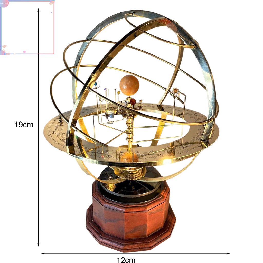 Mô hình hệ mặt trời bằng đồng thau độc đáo trang trí nhà cửa