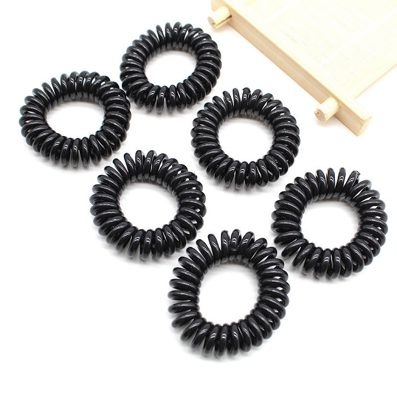 Dây Buộc Tóc Lò Xo Co Giãn Tốt Kiểu Dáng Đơn Giản Thời Trang Hàn Quốc