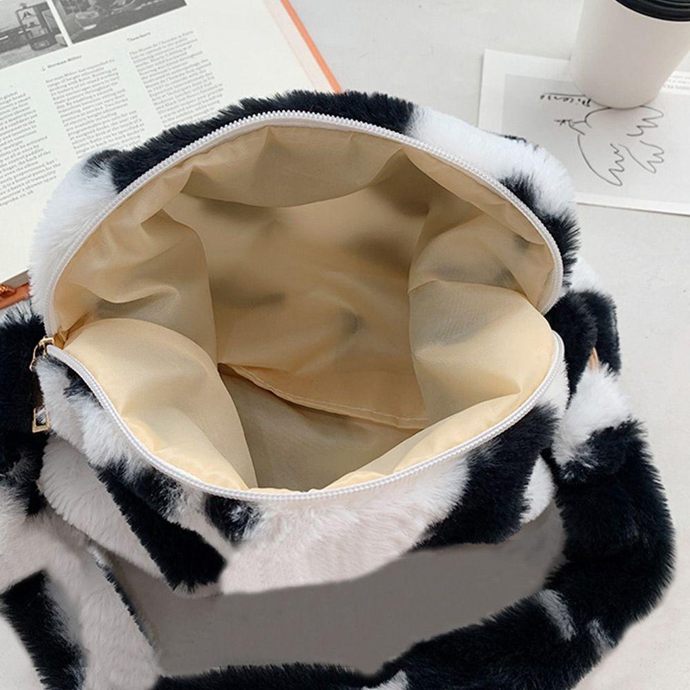 Túi đeo vai UUMIR vải lông nhung mềm mại họa tiết đa dạng