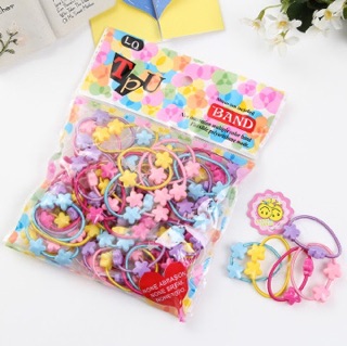 Combo 5 dây cột tóc cho bé gái xinh xắn