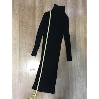 [SALE] [SẴN] [KÈM ẢNH THẬT] Váy len body cổ lọ siêu đẹp (dài 95cm)