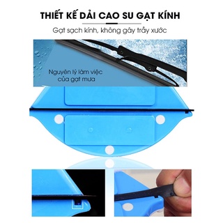 Bộ lau kính 2 mặt  [Hút nam châm vĩnh cửu]