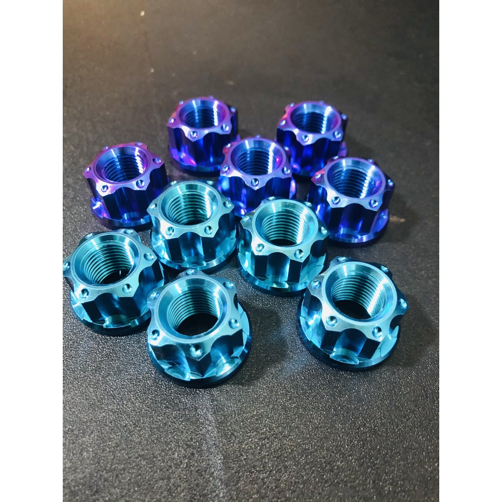 Ốc Titan Gr5 Tán 12l, gắn cốt các loại xe HD, Ya, Suzuki