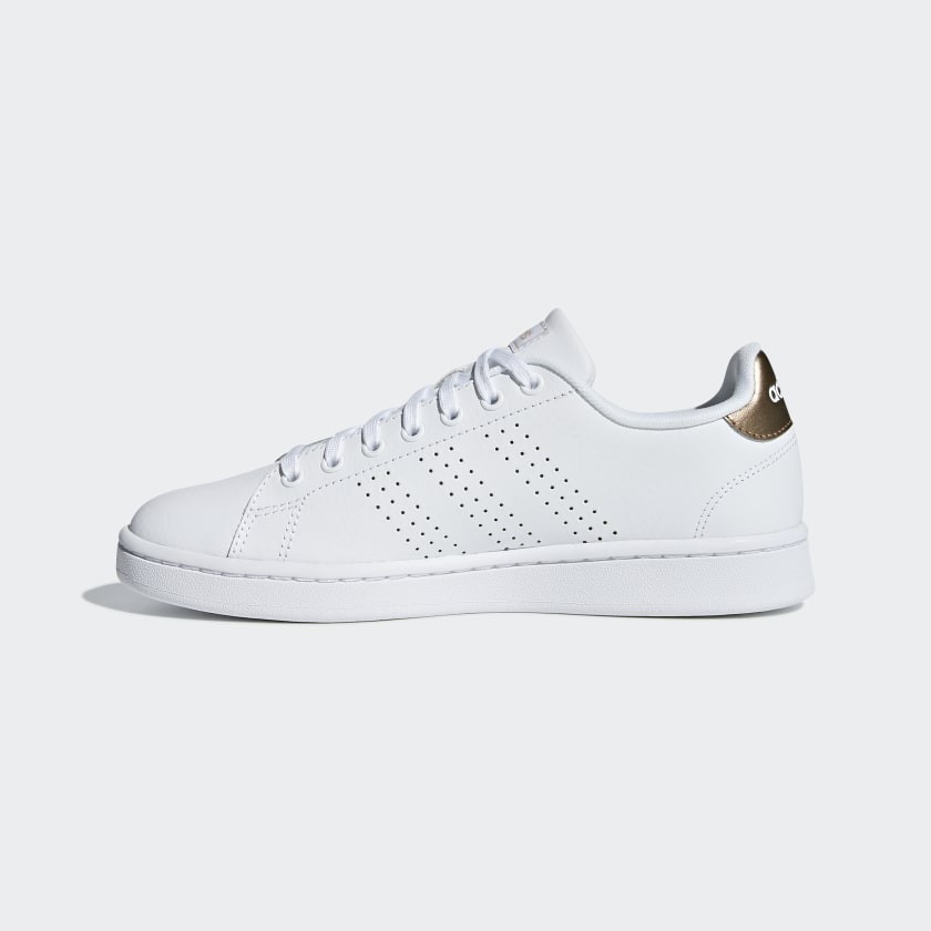 (100% chính hãng Adidas) Giày Adidas Advantage "Cloud White/Copper Metallic" Nam Nữ