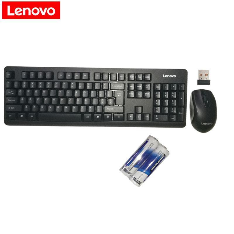 【Bàn phím】Bộ bàn phím và chuột không dây Lenovo KN101S máy tính để bàn gia đình máy tính để bàn tất