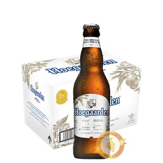 Thùng Bia Hoegaarden White 24 chai x 330 - Ship hỏa tốc