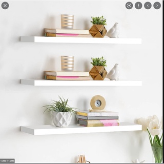 Kệ gỗ treo tường thanh ngang 60cm x 12cm