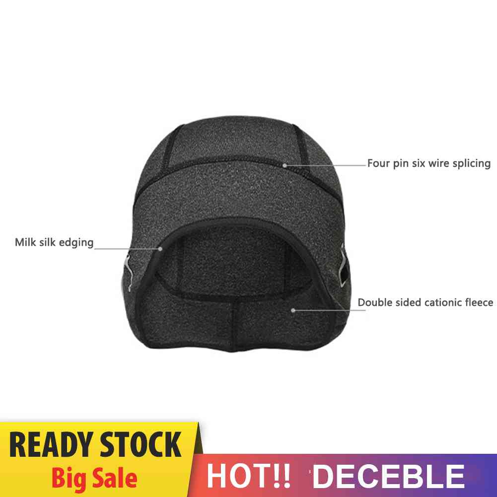 Deceb Mũ beanie Lót Trong Mũ Bảo Hiểm Xe Đạp Giữ Ấm Mùa Đông