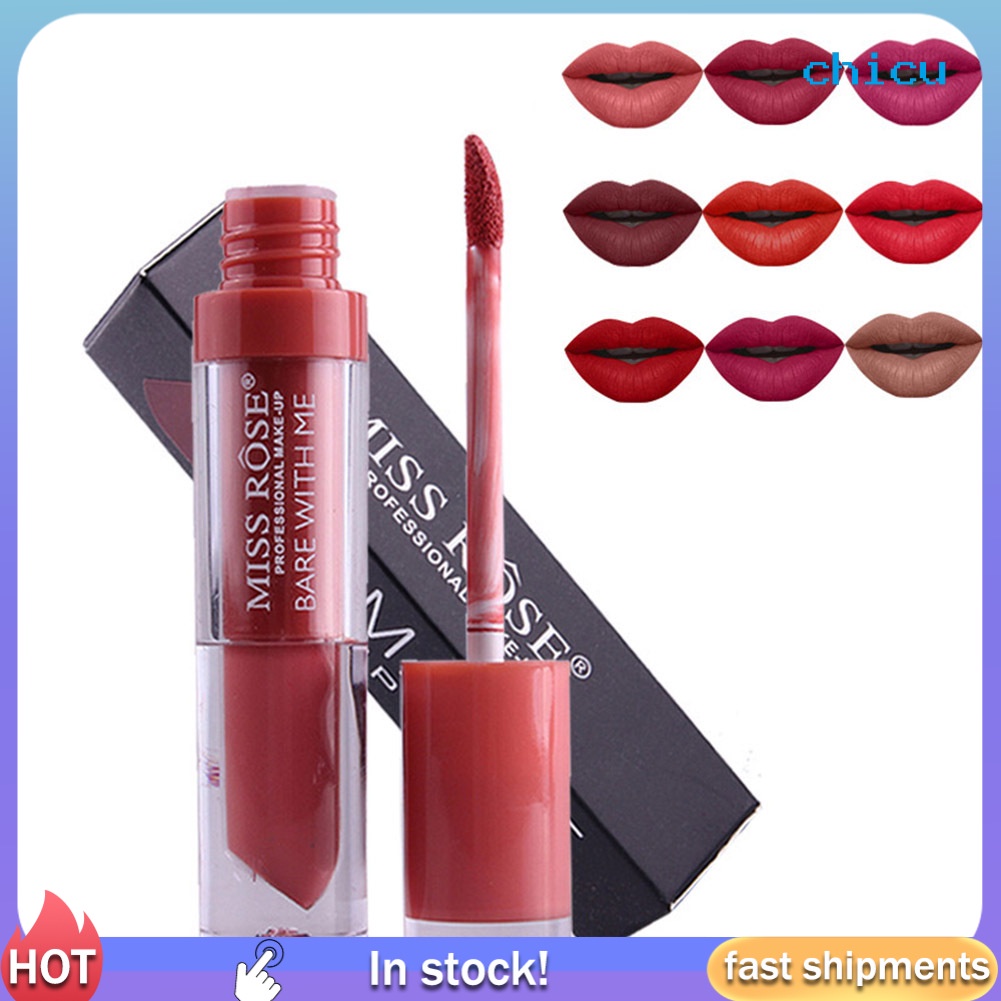 Son Môi MISS ROSE Chống Thấm Nước Và Dưỡng Ẩm Cao Cấp