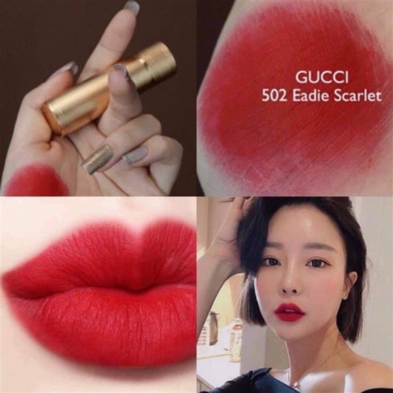 {Chuẩn auth+ có bill} Son Gucci matte lì mượt và siêu bám