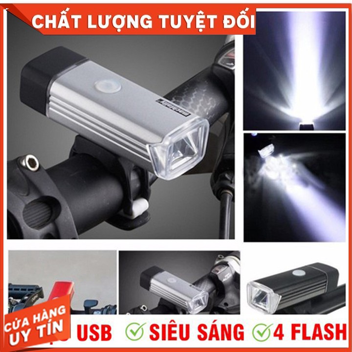 Đèn Machfally Sạc USB xe đạp thể thao