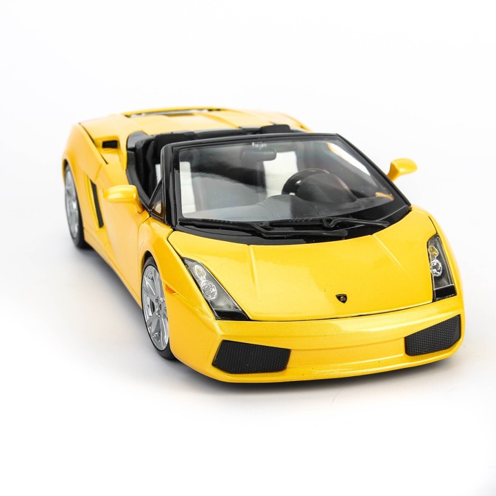 MÔ HÌNH LAMBORGHINI GALLARDO SPYDER YELLOW 1:18 BBURAGO - MH18-12016