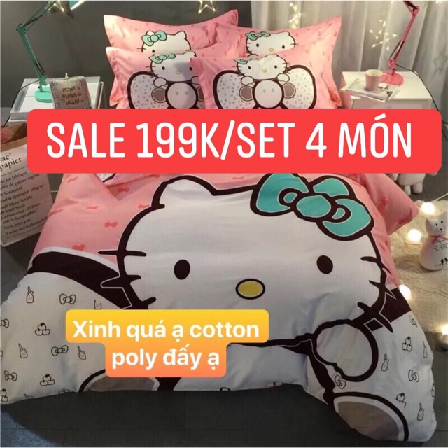 SET GA 4 MÓN MÈO KITTY