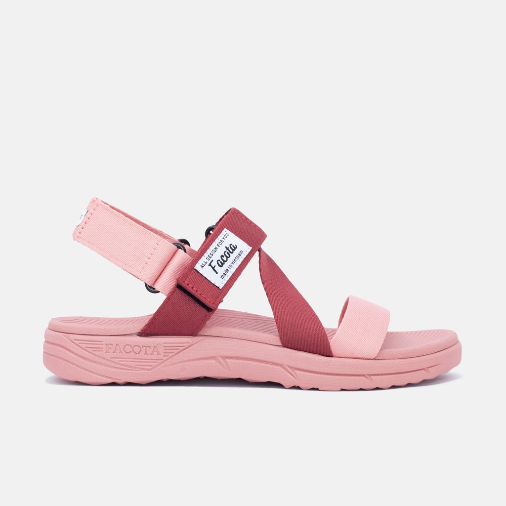 FACOTA | Giày dép sandal nam, nữ Unisex thể thao hồng đi học, đi chơi NN08