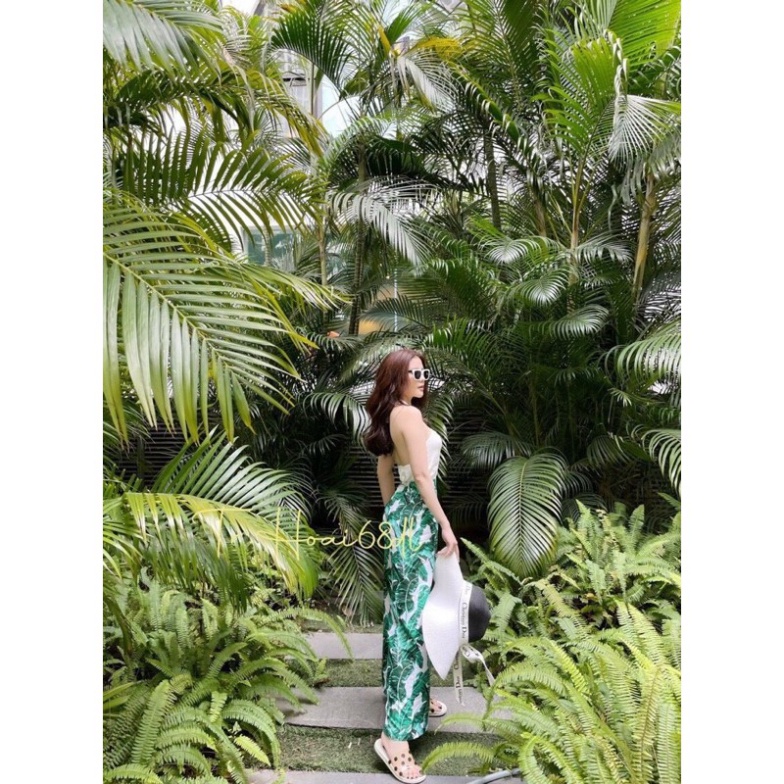 Sét Áo Yếm Quần Xuông Hoa