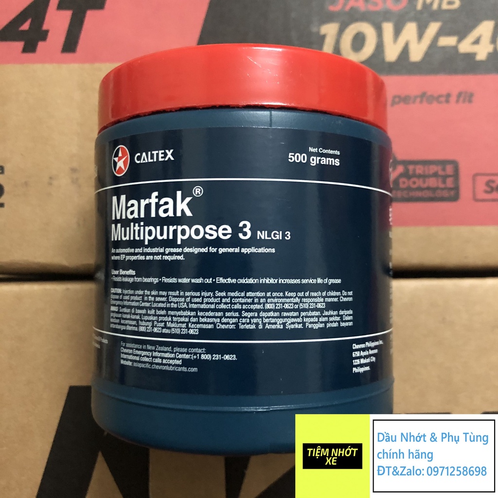 [ CHÍNH HÃNG ] Mỡ bôi trơn đa năng Caltex Marfak Multipurpose NLGI 3