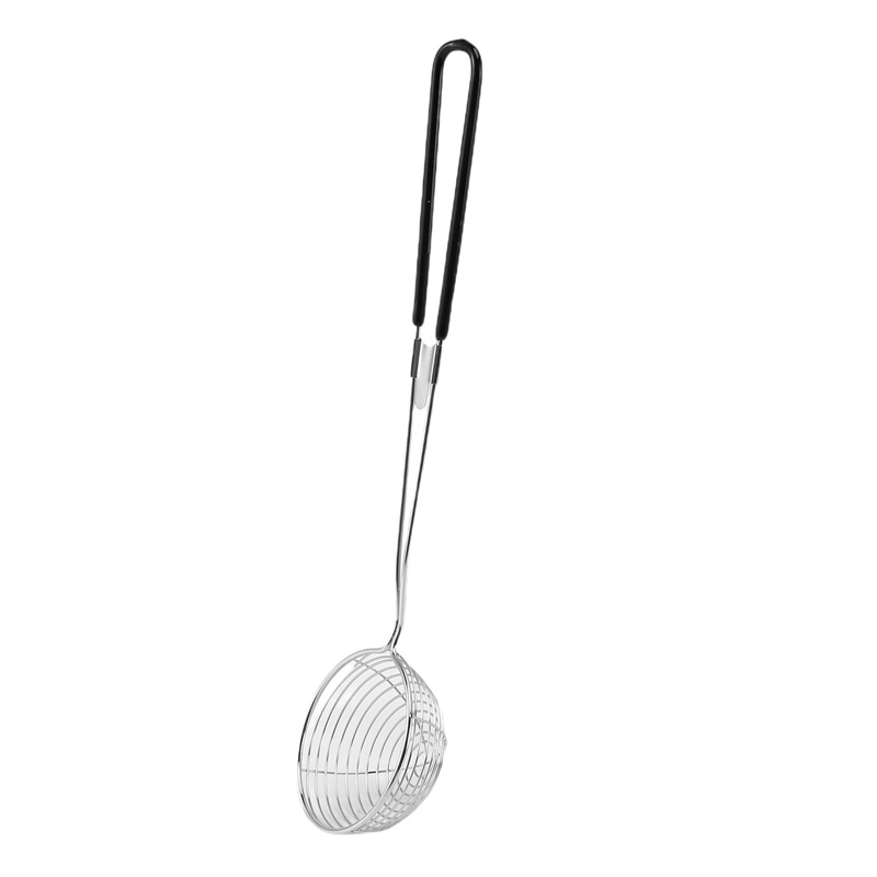 Bộ 10 Dụng Cụ Rây Lọc Thức Ăn Bằng Thép Không Gỉ Có Tay Cầm Tiện Dụng
