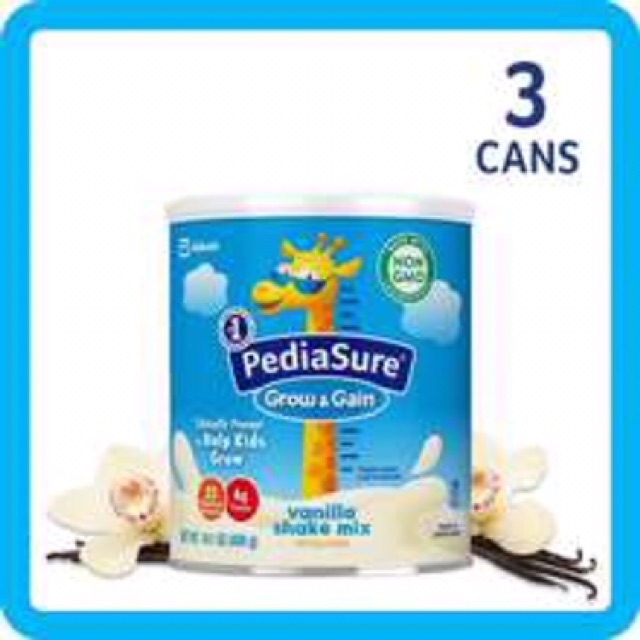 ‍‍🥛[HSD 10/2022] Sữa Bột PEDIASURE Grow land Gain Powder Shake Mix hương Vanilla của MỸ 400g/hộpHSD: 10/2020o