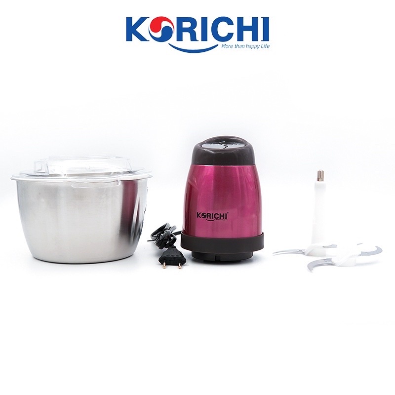 [Mã 154ELSALE2 giảm 7% đơn 300K] ☘️MÁY XAY THỊT ĐA NĂNG KORICHI CÔNG SUẤT 400W DUNG TÍCH 1,8L