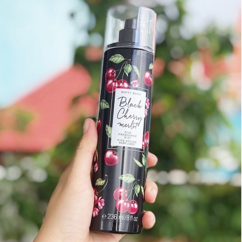 Xịt thơm bodymist nước hoa toàn thân Black Berry Merlot 236ml