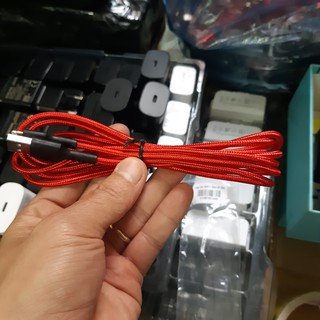Cáp Dù Lightning GH01 Dài 2m Cho Iphone, Ipad, Hàng Nhập Khẩu