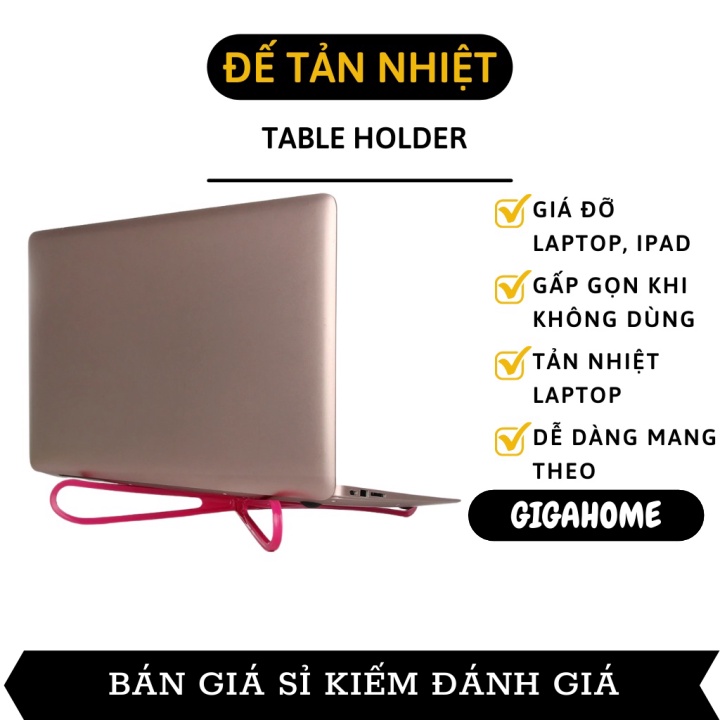 Giá Đỡ Laptop GIGAHOME Đế Nâng Và Tản Nhiệt Máy Tính Xách Tay Hình Chữ X Gấp Gọn 8982