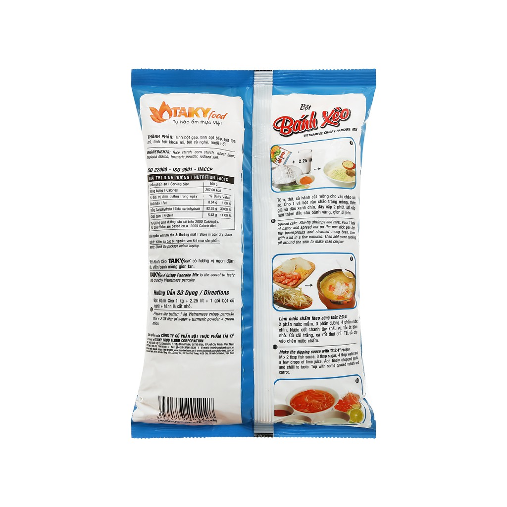 VIET NAM Crispy pancake mix ( 1kg) - Bột bánh xèo tài ký- Việt nam food