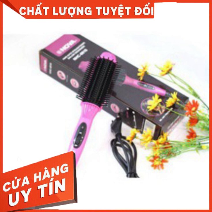 Lược Điện Tạo Kiểu Tóc Đa Năng Nova NHC - 8810, Uốn Cụp, Uốn Xoă, Dập Xù Phồng - Bảo Hành 3 Tháng - VietShop