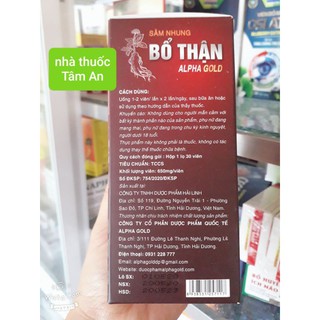 Sâm nhung bổ thận Alpha Gold
