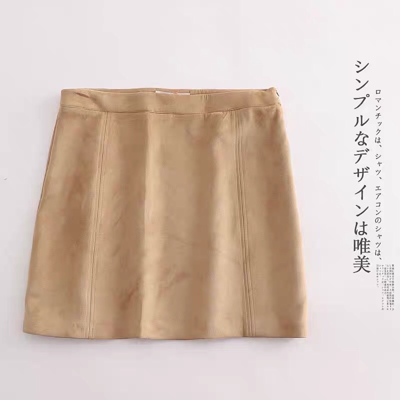 Chân váy da lộn Pull&Bear